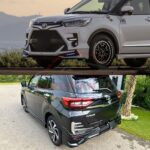 Unpainted Toyota Raize Body Kit 4 Piece Fiber Glass 2