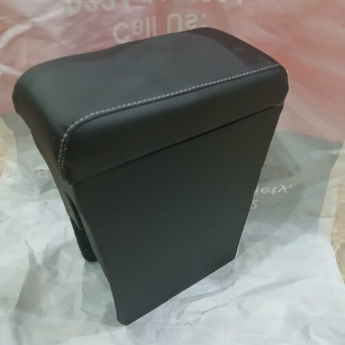 Custom Fit Car Wooden Armrest Matt Black White 3