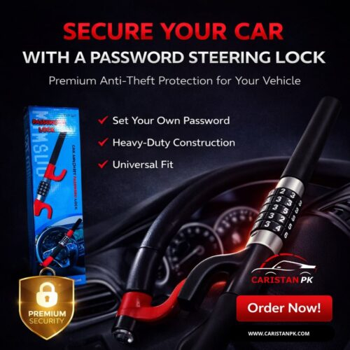 Premium Strong Keypad Metal Car Steering Lock