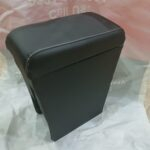 Custom Fit Car Wooden Armrest Matt Black White 3