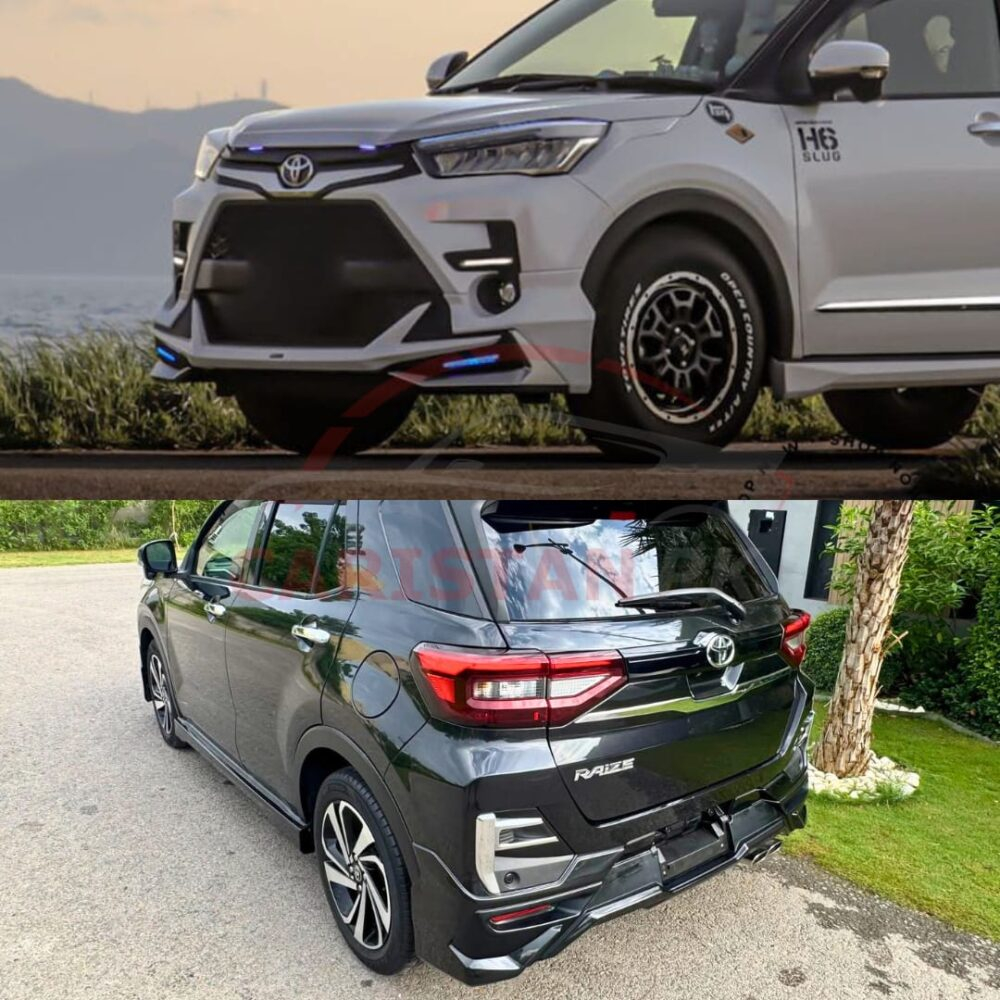 Unpainted Toyota Raize ABS Plastic Modellista Body Kit Unpainted Toyota Raize ABS Plastic Modellista Body Kit