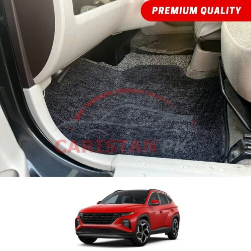 Hyundai Tucson Facelift Premium Carpet Floor Mats Black Grey
