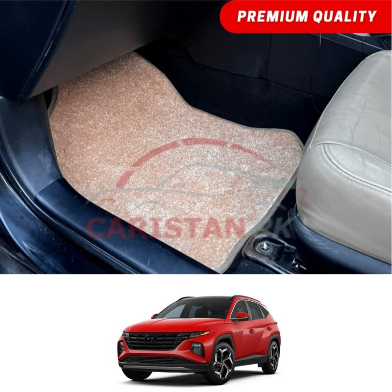 Hyundai Tucson Facelift Premium Carpet Floor Mats Beige Hyundai Tucson Facelift Premium Carpet Floor Mats Beige