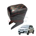 Prince Pearl Custom Fit Arm Rest Black With Red Stitch