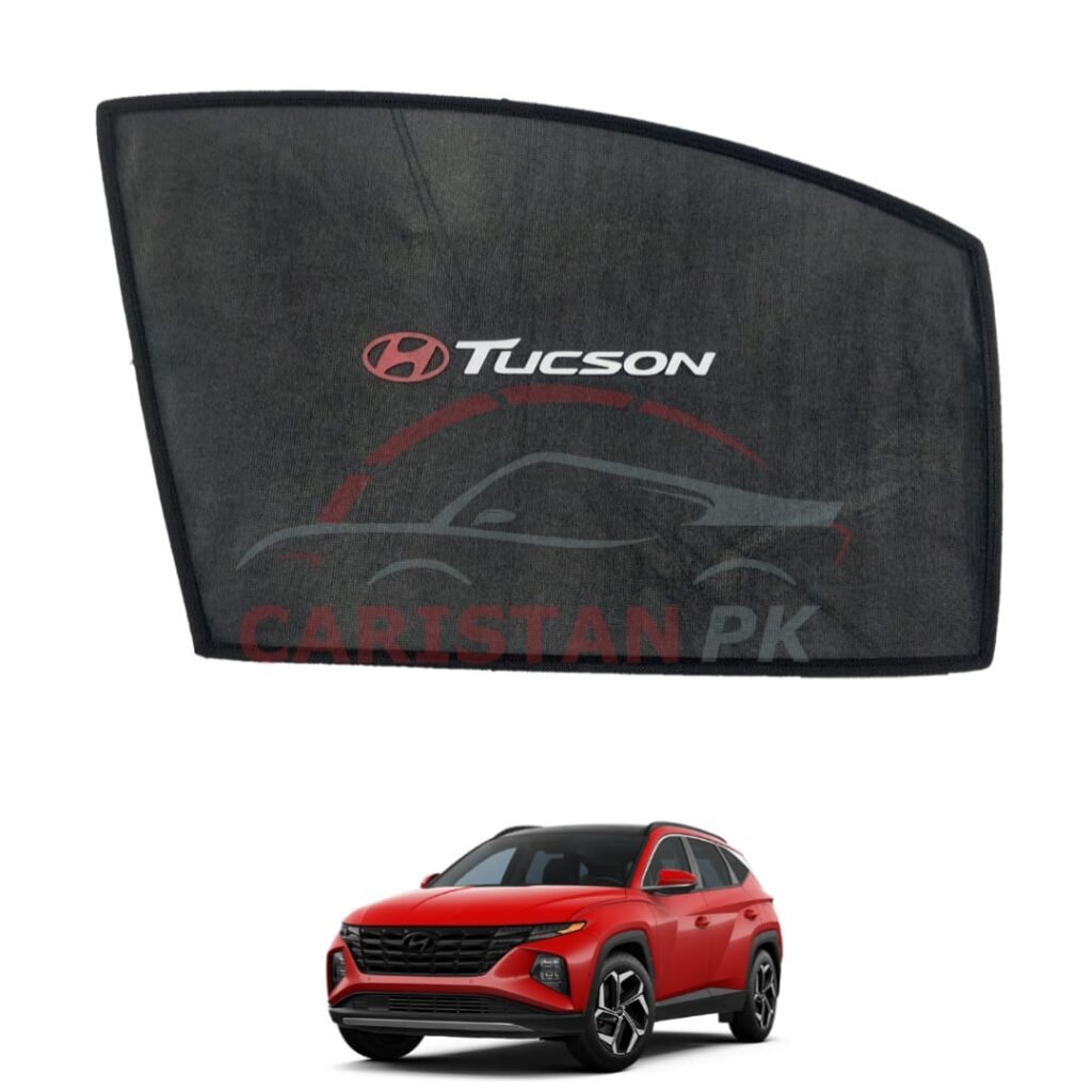 Hyundai Tucson Hybrid Facelift Sunshades With Logo