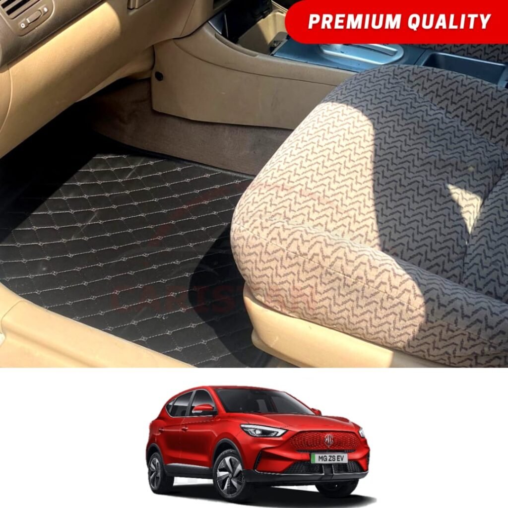 MG ZS EV Flat Style 7D Floor Mats Black