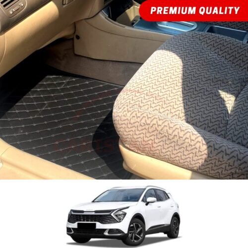KIA Sportage L Flat Style 7D Floor Mats Black