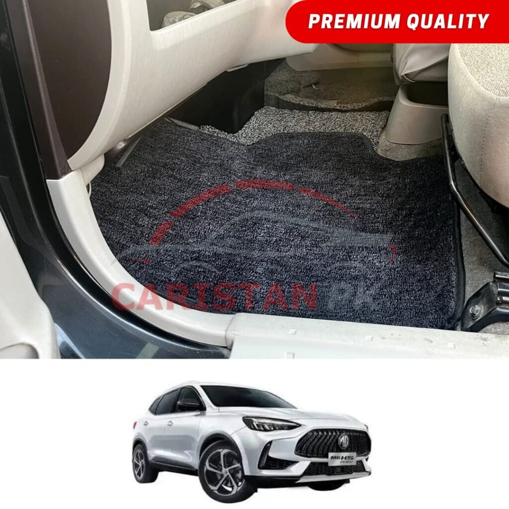 MG HS PHEV/Trophy Premium Carpet Floor Mats Black Grey