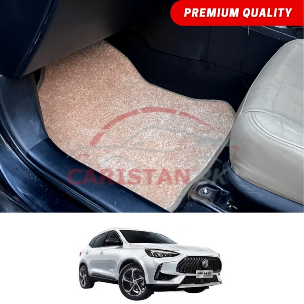 MG HS PHEV/Trophy Premium Carpet Floor Mats Beige MG HS PHEV/Trophy Premium Carpet Floor Mats Beige