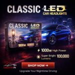 Classic Super Bright 1000 Watts LED Light H4 H11 9005