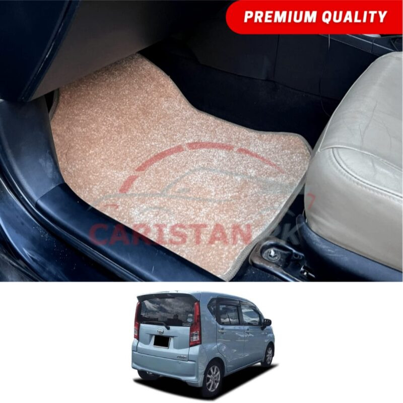Daihatsu Move Premium Carpet Floor Mats Beige 2015-24 Model Daihatsu Move Premium Carpet Floor Mats Beige 2015-24 Model
