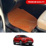 MG ZS EV Flat Style 7D Floor Mats Royal Orange