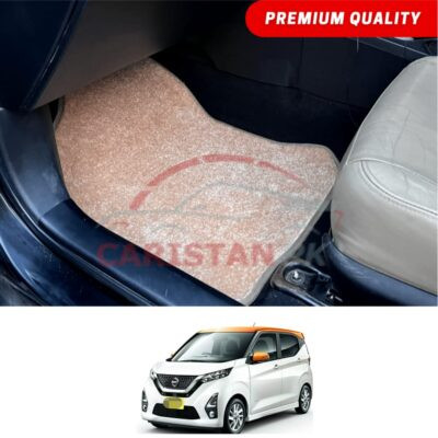 Mitsubishi EK Wagon Premium Carpet Floor Mats Beige 2019-24