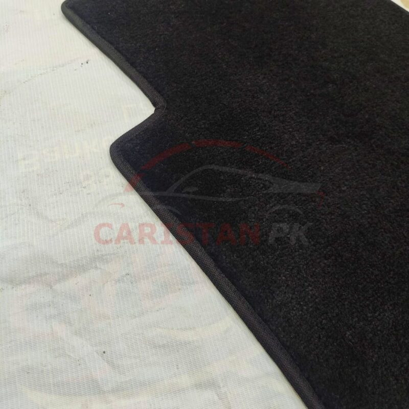 Premium Carpet Floor Mats Jet Black 4
