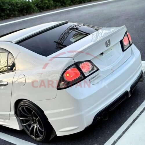 Unpainted Honda Civic Reborn Trunk Lip Spoiler 3