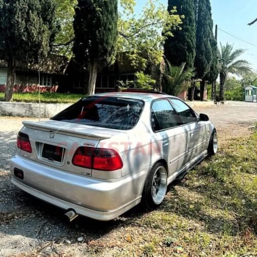 Unpainted Honda Civic EK Duck Tail Trunk Spoiler 2