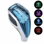 Universal Car LED light Crystal Gear Shift Knob Cover 7 light Rechargeable Gear Knob 3