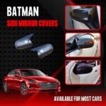 Batman Style Carbon Fiber Side Mirror Covers Available For Most Cars