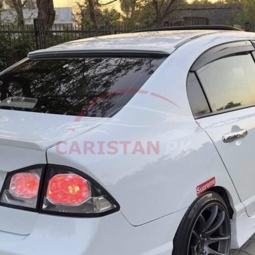 Unpainted Honda Civic Reborn Roof Spoiler 3