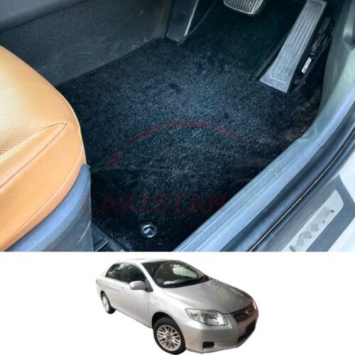 Toyota Corolla Axio Premium Carpet Floor Mats Jet Black 2006-12