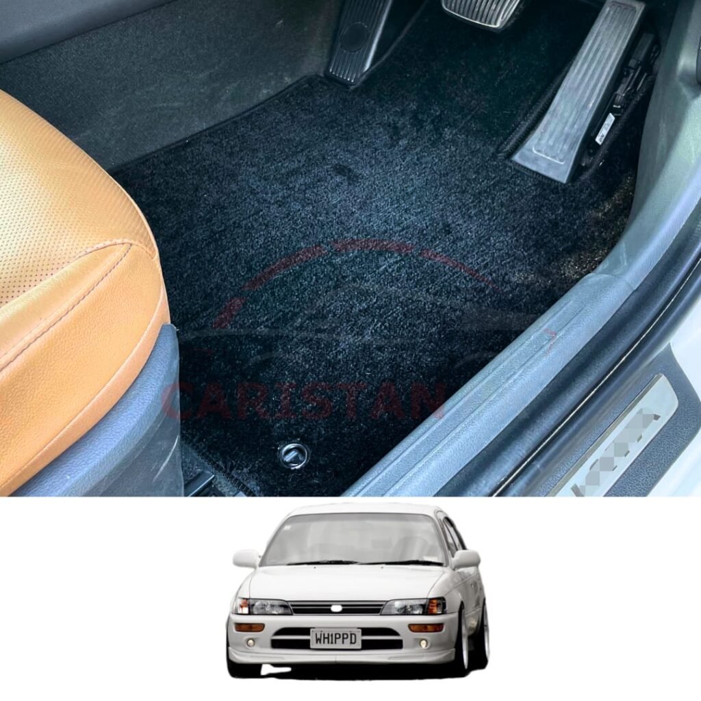 Toyota Corolla Indus Premium Carpet Floor Mats Jet Black