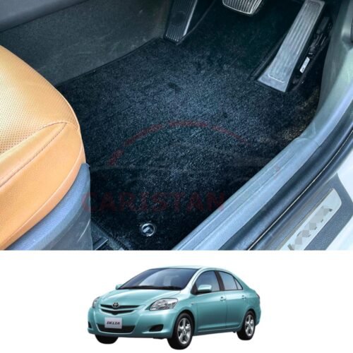 Toyota Belta Premium Carpet Floor Mats Jet Black 2006-15