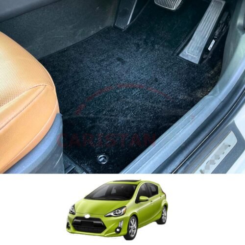 Toyota Aqua Premium Carpet Floor Mats Jet Black 2017-22