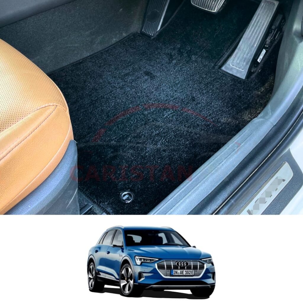 Audi E Tron Premium Carpet Floor Mats Jet Black