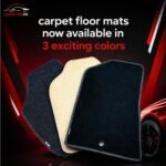 Carpet Floor Mats Now Available In 3 Exciting Colors 10