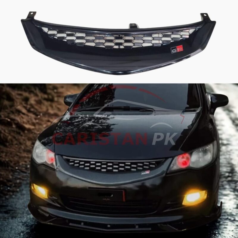 Honda Civic Reborn Mesh Grille Sporty Style Honda Civic Reborn Mesh Grille Sporty Style