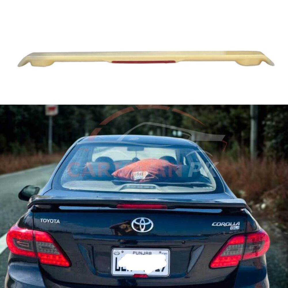 Unpainted ABS Plastic Universal Spoiler With Light Unpainted ABS Plastic Universal Spoiler With Light