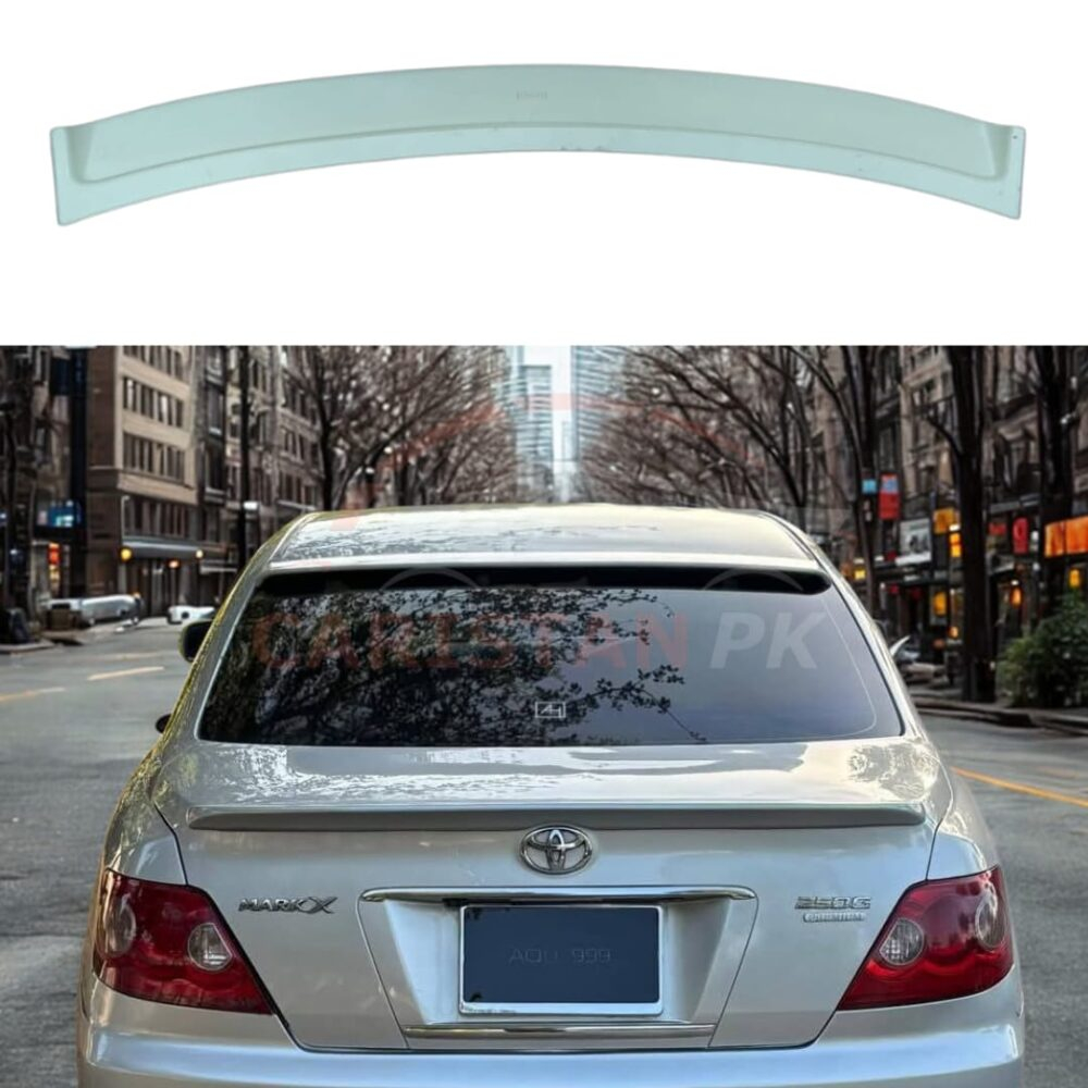 Unpainted Toyota Mark X ABS Plastic Roof Spoiler 2004-10