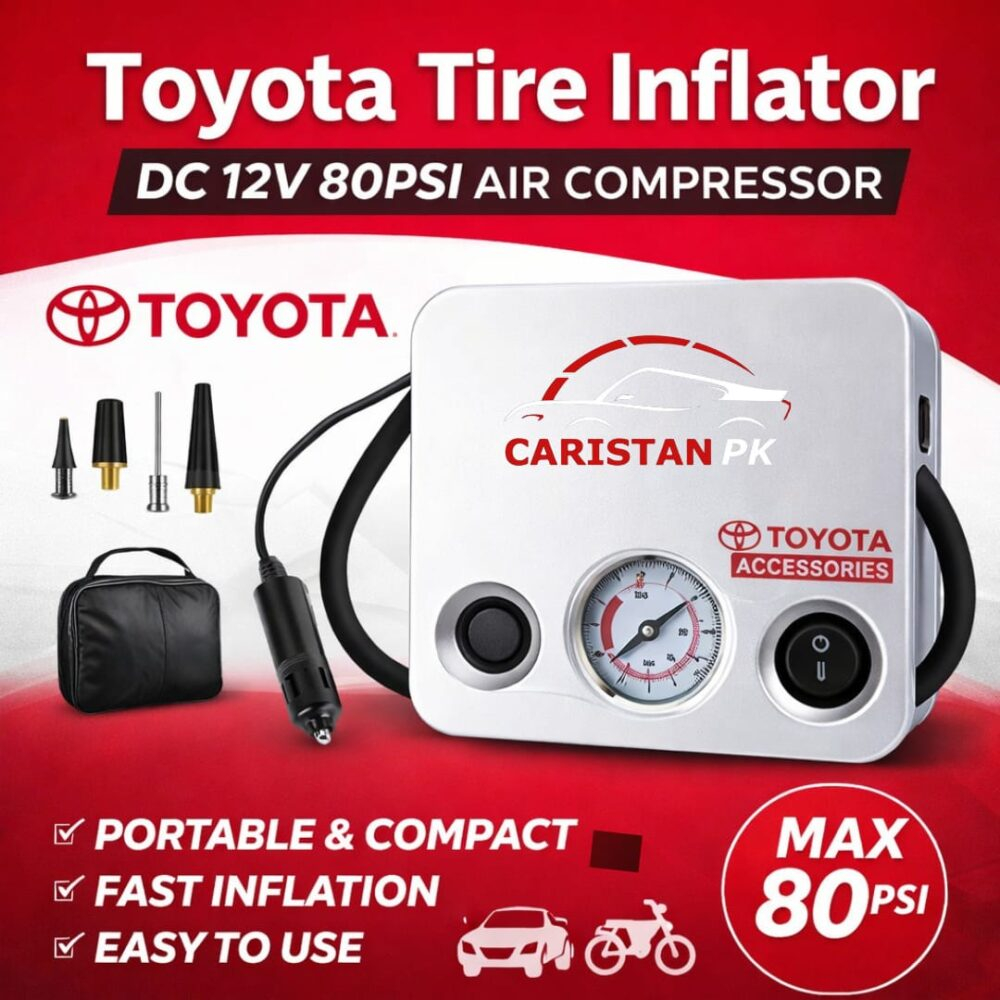 Toyota Tire Inflator DC 12V 80PSI Air Compressor