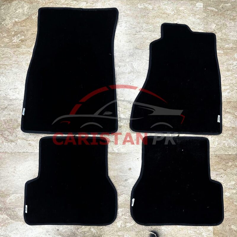 Audi A6 Premium Carpet Floor Mats Jet Black 2014-19