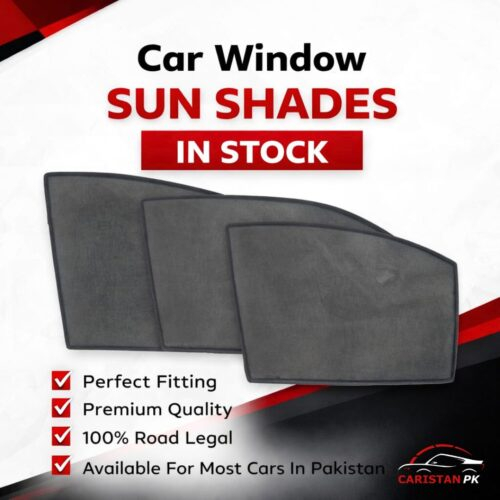 Car Sunshades Black Without Logo Available For Most Cars