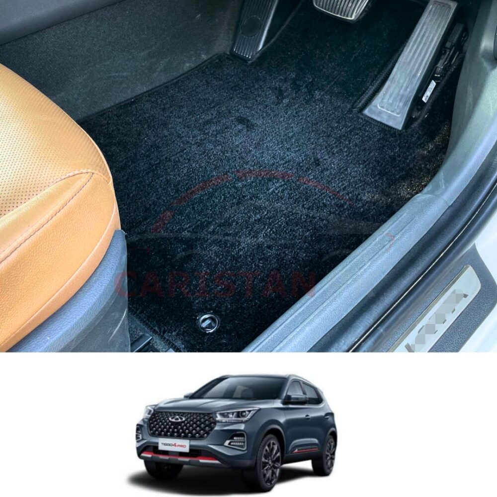 Chery Tiggo 4 Pro Premium Carpet Floor Mats Jet Black