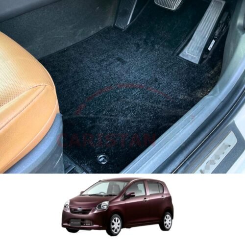 Daihatsu Mira Premium Carpet Floor Mats Jet Black 2012-16