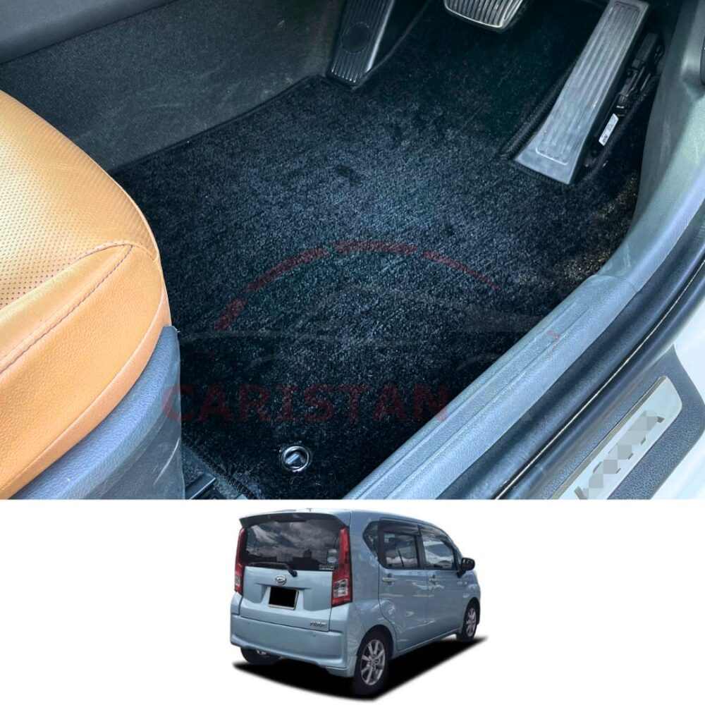 Daihatsu Move Premium Carpet Floor Mats Jet Black 2015-24