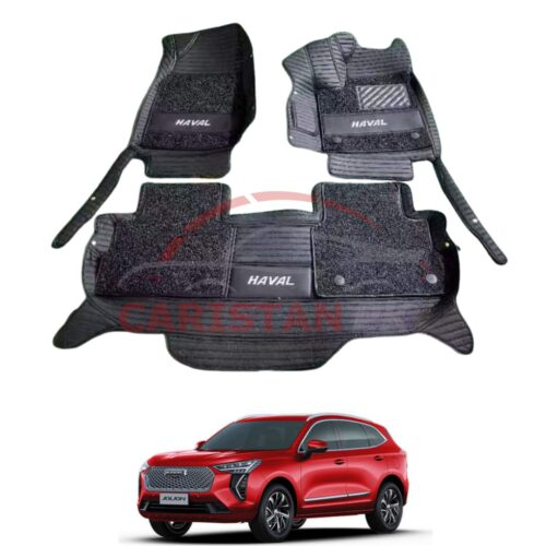 GWM Haval Jolion Premium 9D Floor Mats Black With Black Grass