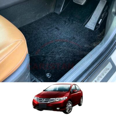 Honda City Premium Carpet Floor Mats Jet Black 2009-21