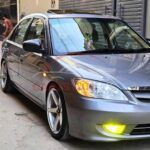 Honda Civic Batman Style Side Mirror Cover Carbon Fiber 2001-05 3