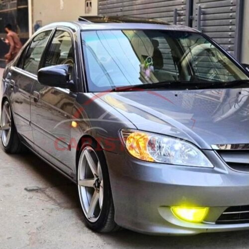 Honda Civic Batman Style Side Mirror Cover Carbon Fiber 2001-05 3