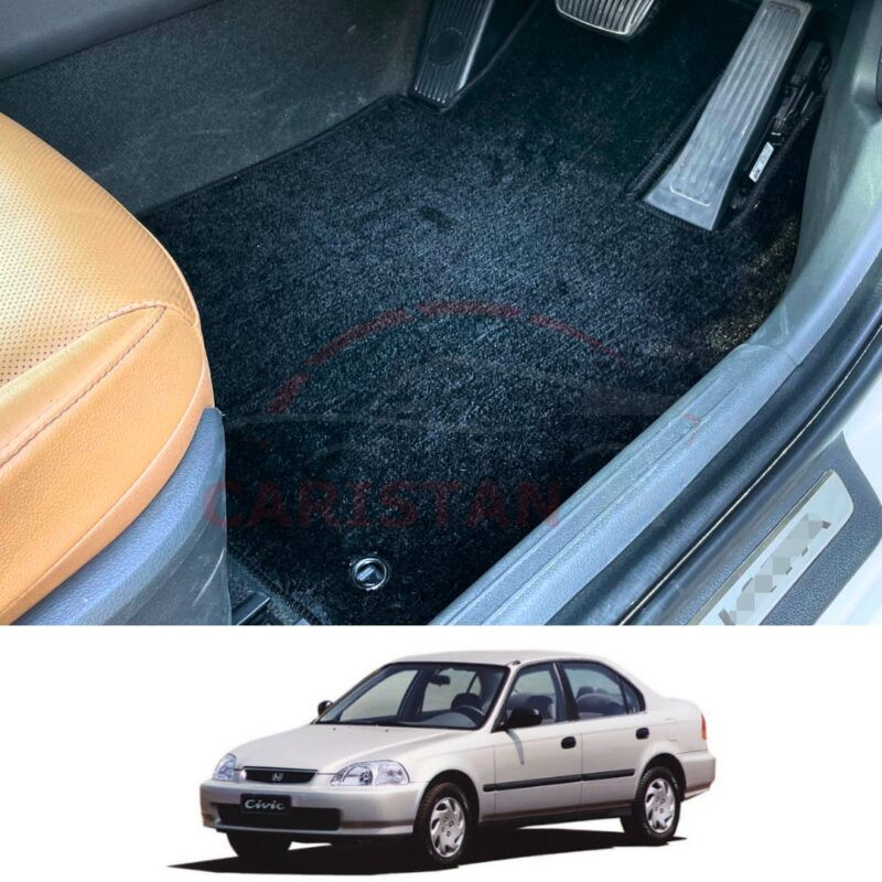 Honda Civic EK Premium Carpet Floor Mats Jet Black Honda Civic EK Premium Carpet Floor Mats Jet Black