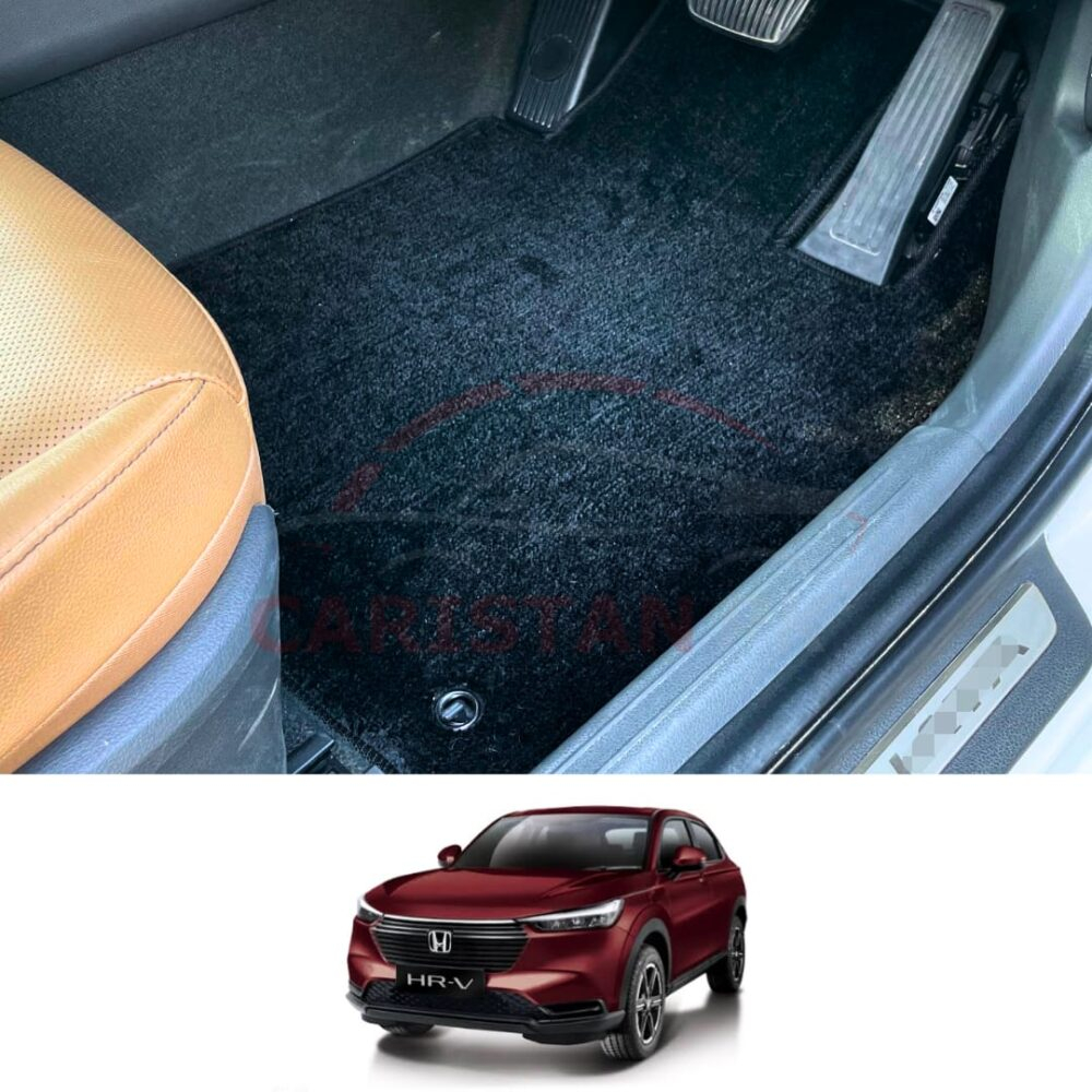 Honda HRV Premium Carpet Floor Mats Jet Black