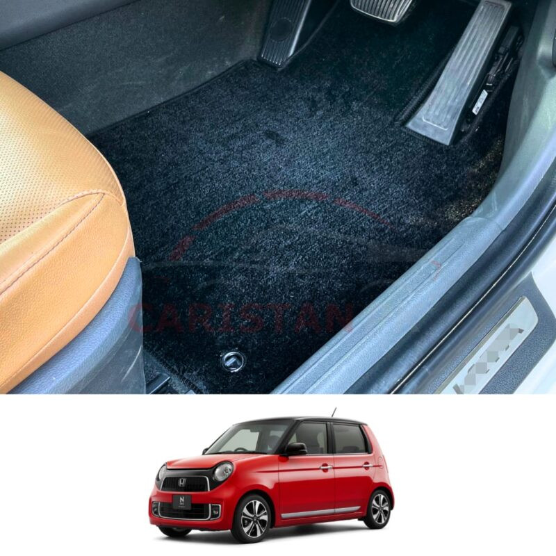 Honda N One Premium Carpet Floor Mats Jet Black 2013-20 Honda N One Premium Carpet Floor Mats Jet Black 2013-20