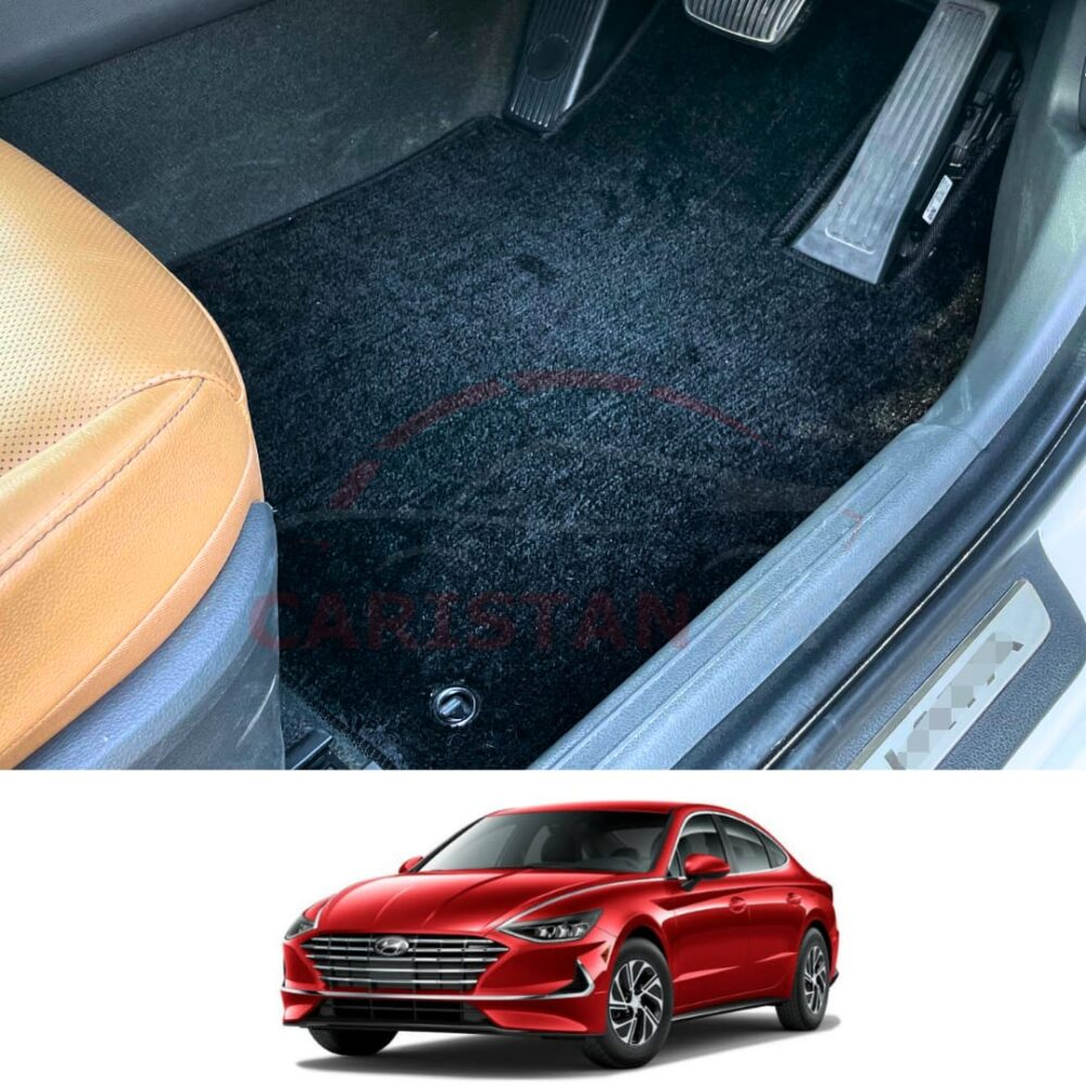Hyundai Sonata Premium Carpet Floor Mats Jet Black