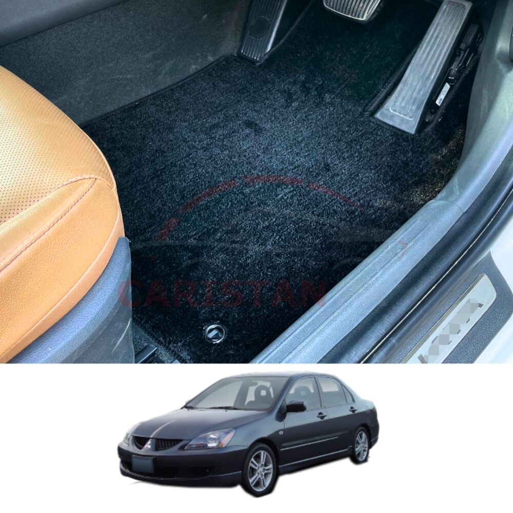Mitsubishi Lancer Premium Carpet Floor Mats Jet Black