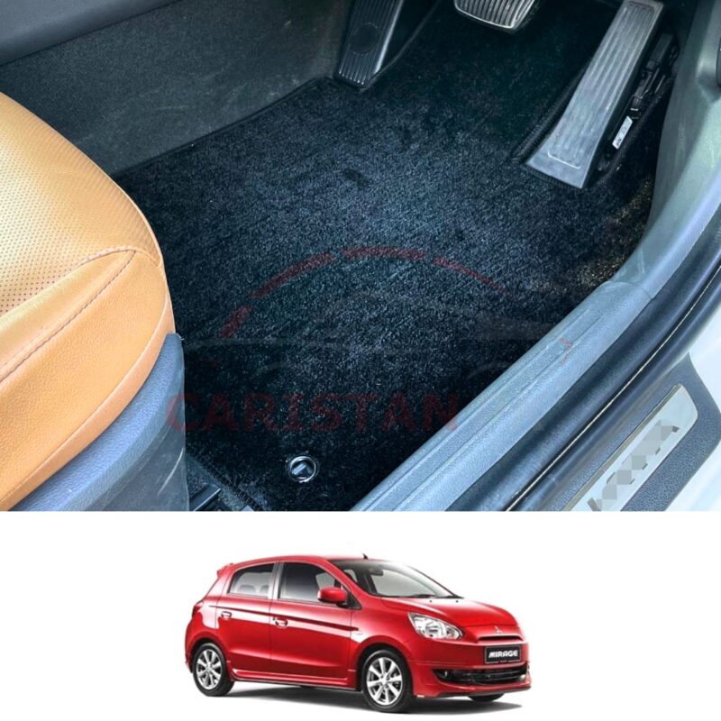 Mitsubishi Mirage Premium Carpet Floor Mats Jet Black Mitsubishi Mirage Premium Carpet Floor Mats Jet Black