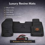 Premium Luxury Rexine Mats Black Available For Most Cars