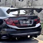 Premium Universal ABS Plastic Wing Spoiler With Metal Base 4